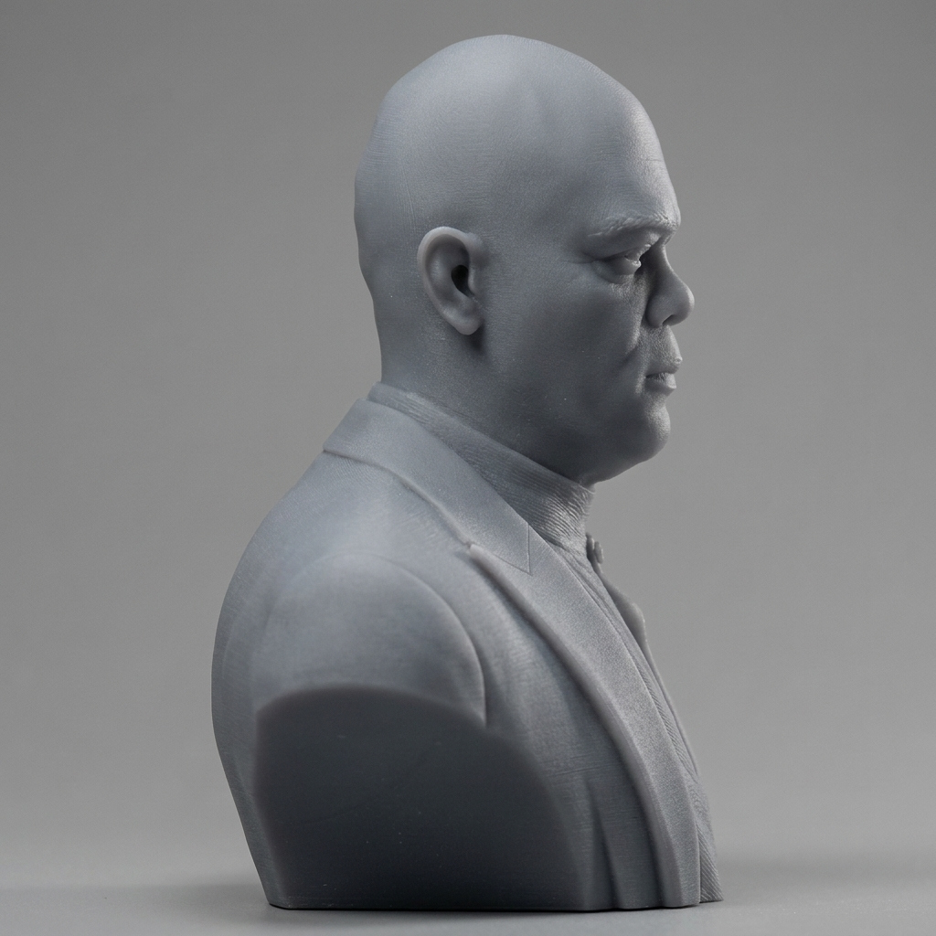 Samuel L. Jackson 3D Printable Bust 3D Model