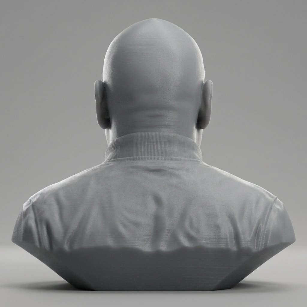 Scott Kelly US Astronaut Bust 3D Model