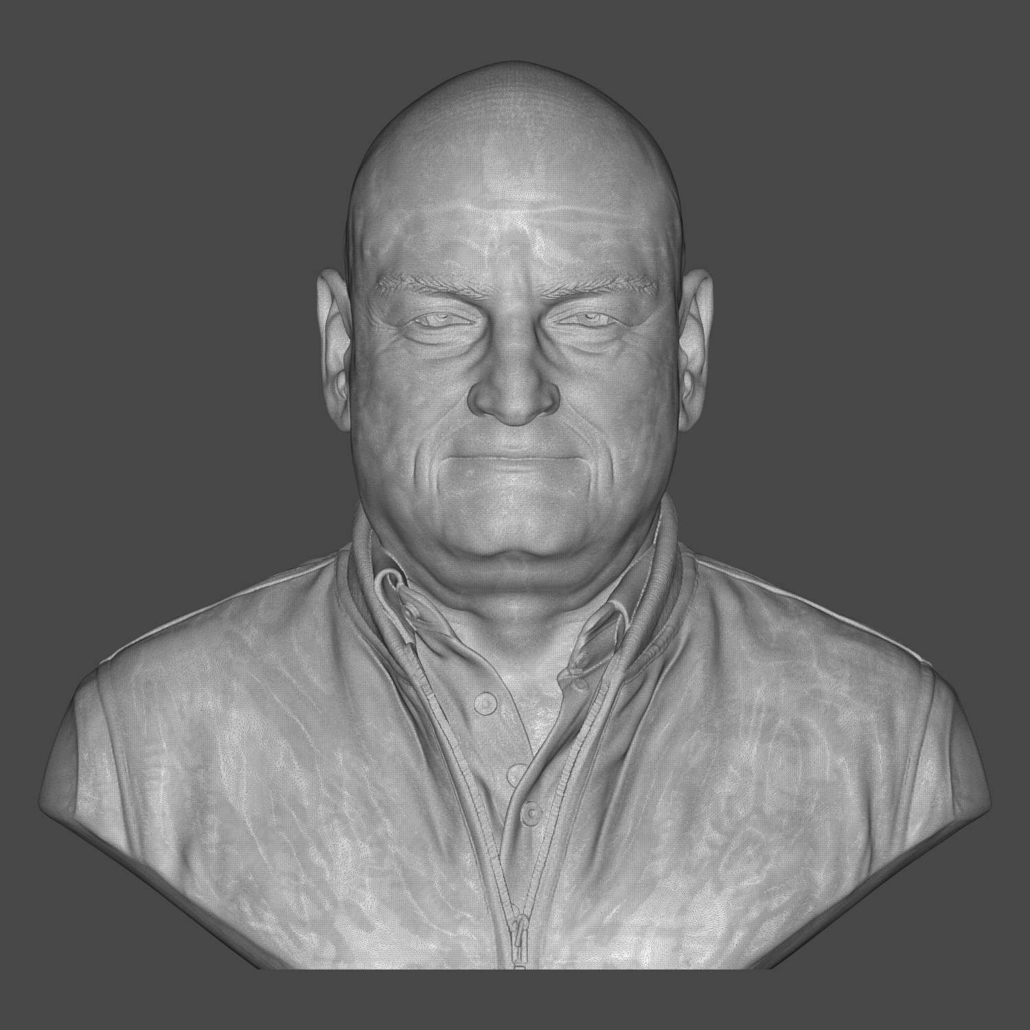 Scott Kelly US Astronaut Bust 3D Model