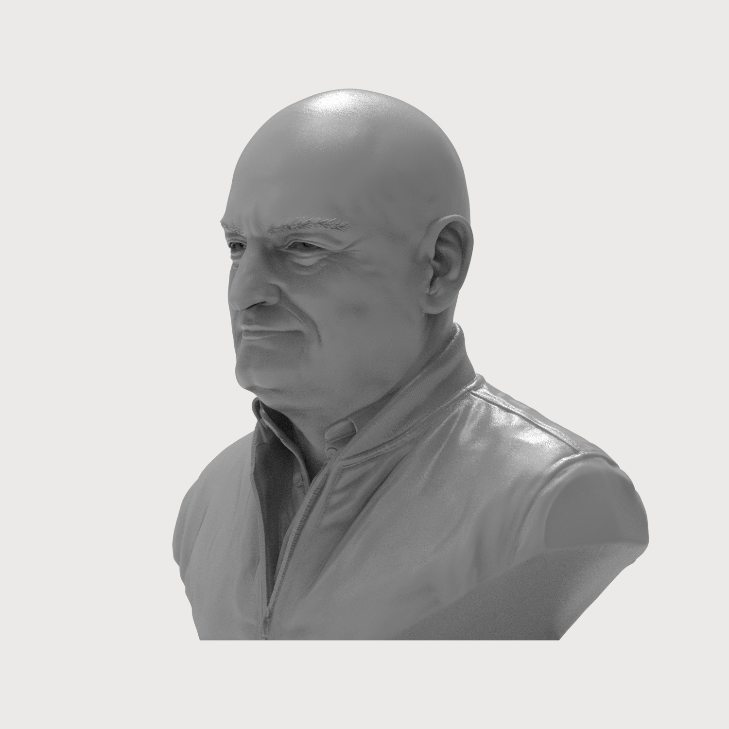 Scott Kelly US Astronaut Bust 3D Model