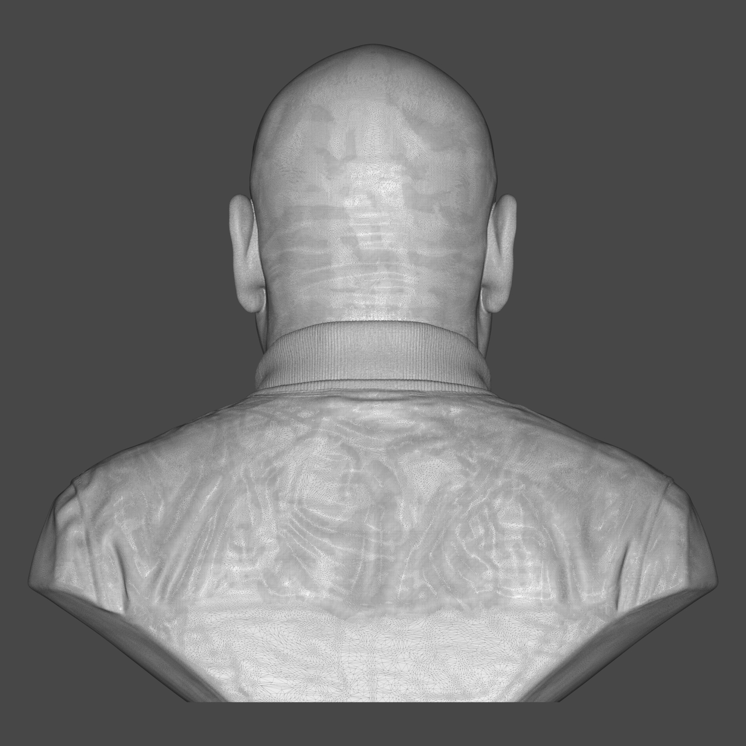 Scott Kelly US Astronaut Bust 3D Model