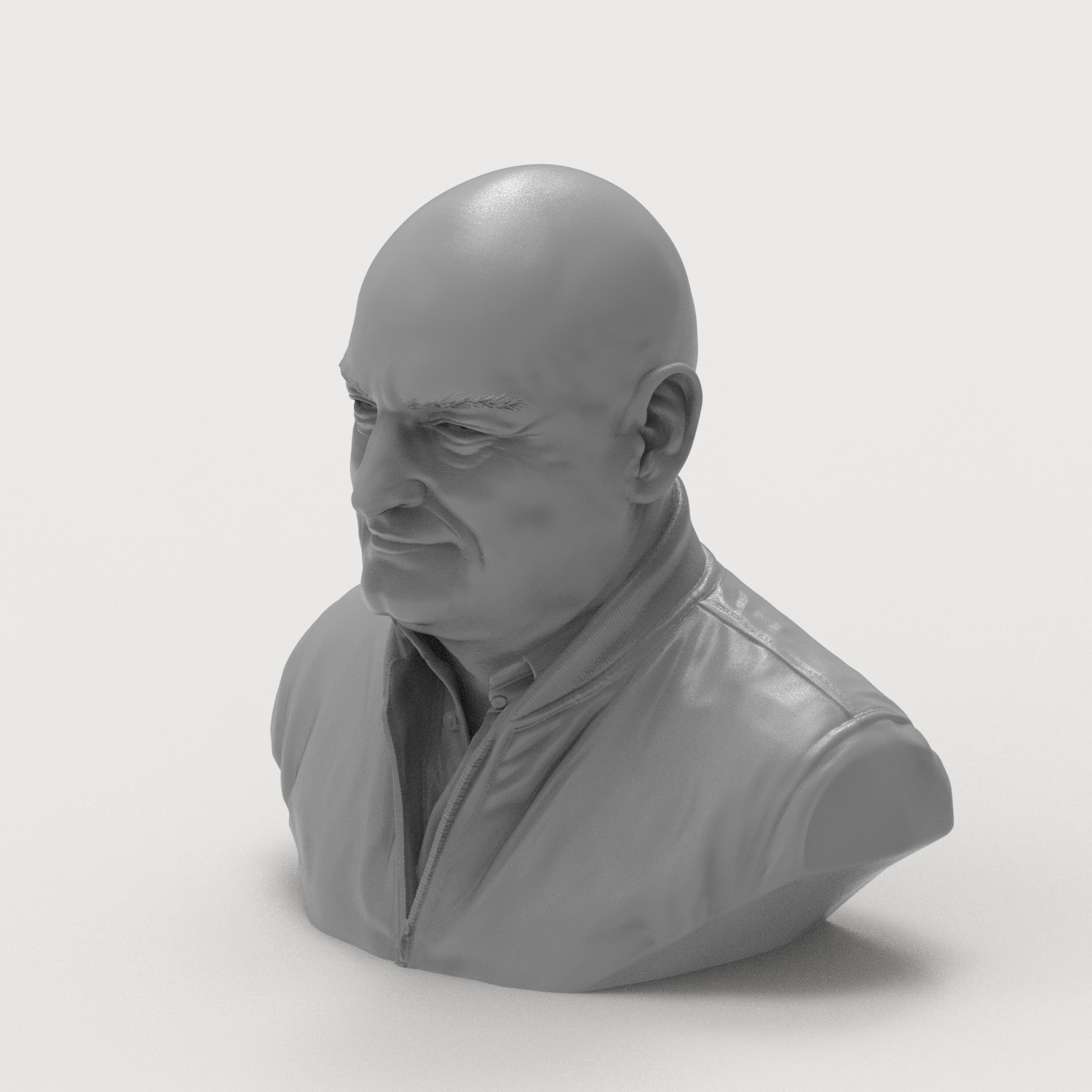 Scott Kelly US Astronaut Bust 3D Model