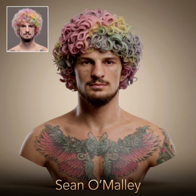 Sean O'Malley 3D Printable Bust