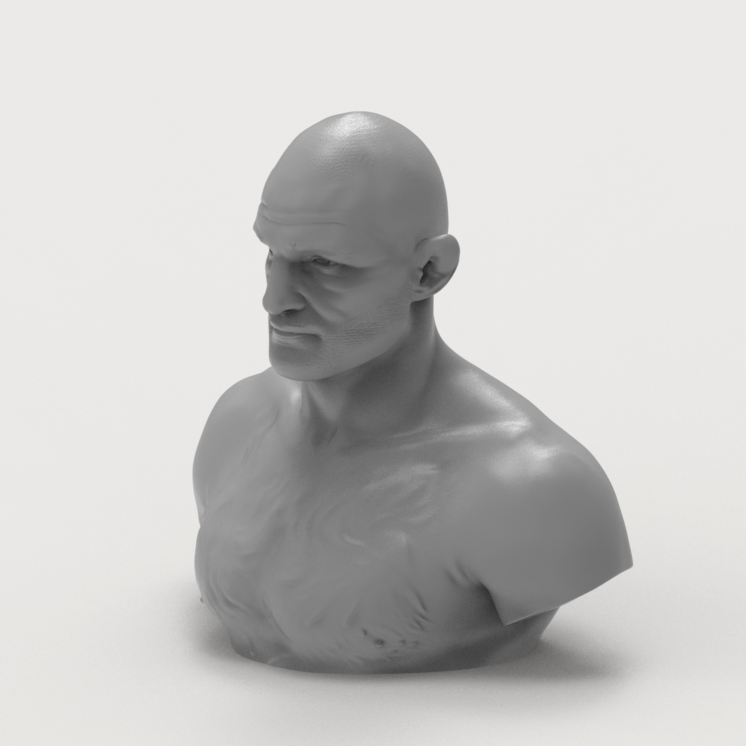 Sean Strickland 3D Printable Bust 3D Model