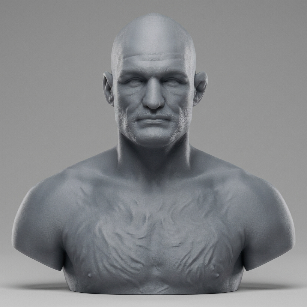 Sean Strickland 3D Printable Bust 3D Model