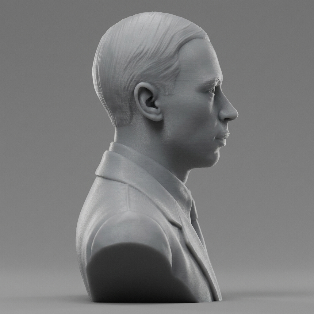 Sergei Prokofiev 3D Printable Bust 3D Model