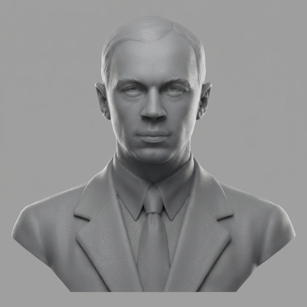 Sergei Prokofiev 3D Printable Bust 3D Model