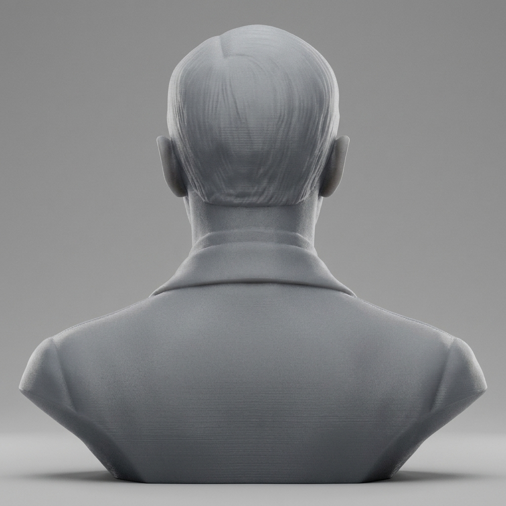 Sergei Prokofiev 3D Printable Bust 3D Model