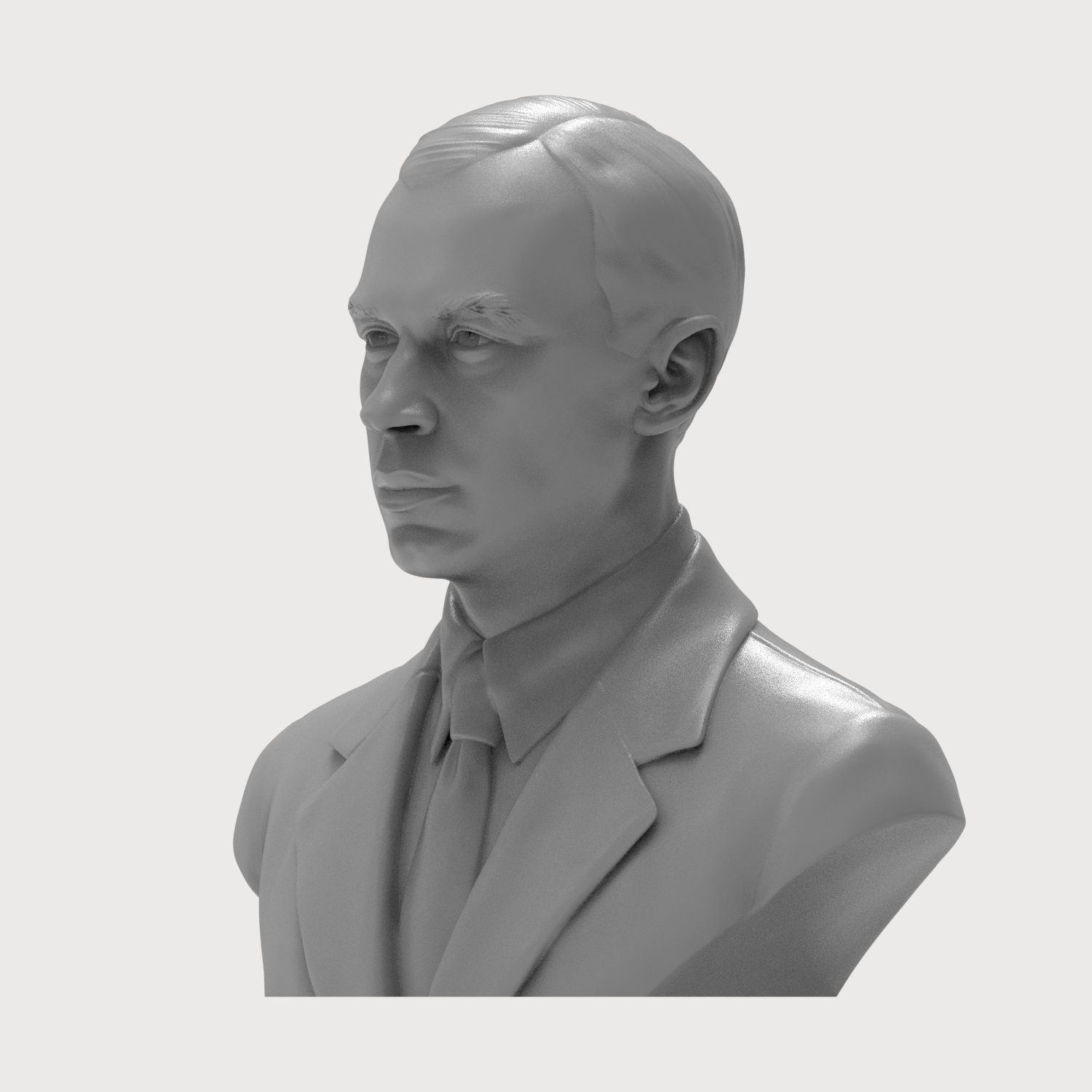 Sergei Prokofiev 3D Printable Bust 3D Model