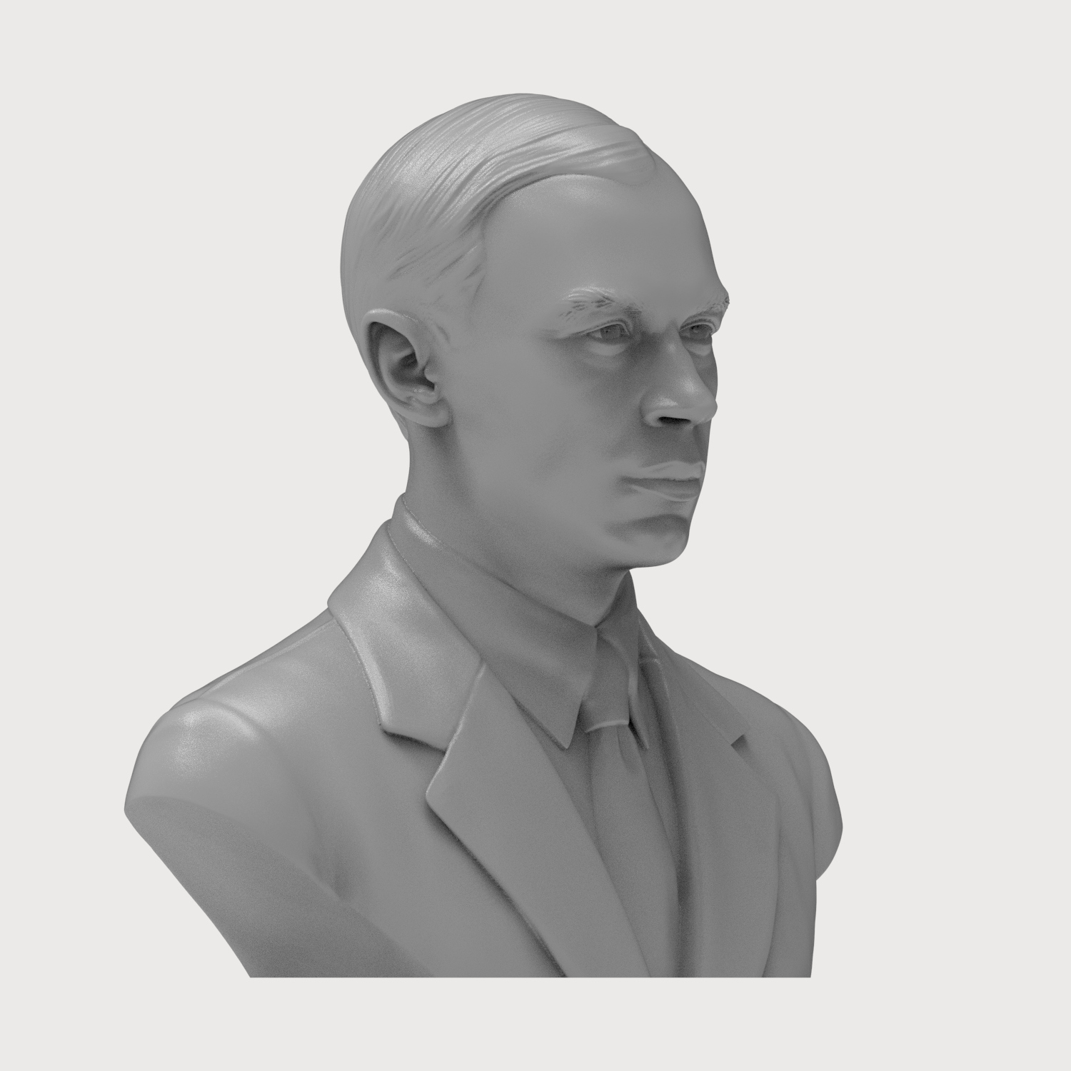 Sergei Prokofiev 3D Printable Bust 3D Model
