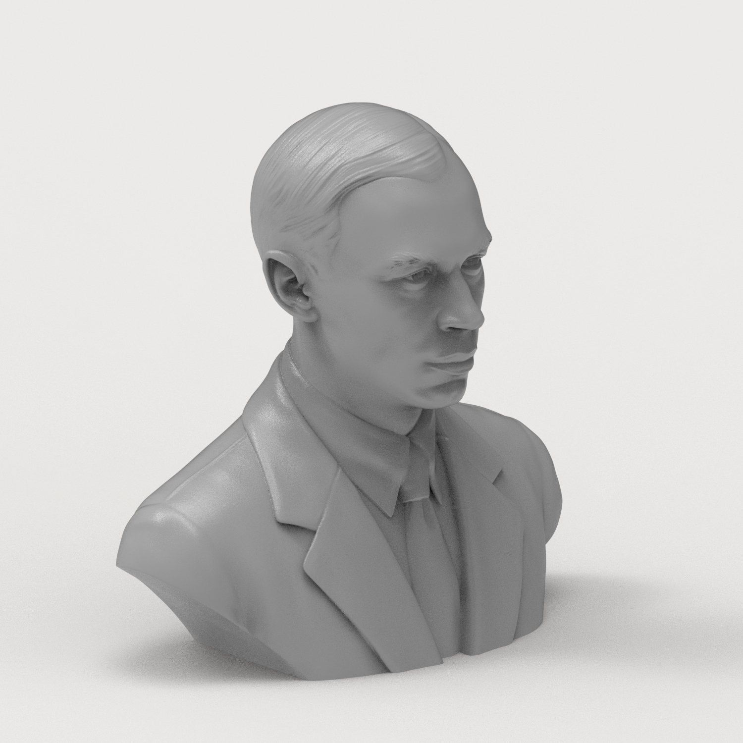 Sergei Prokofiev 3D Printable Bust 3D Model