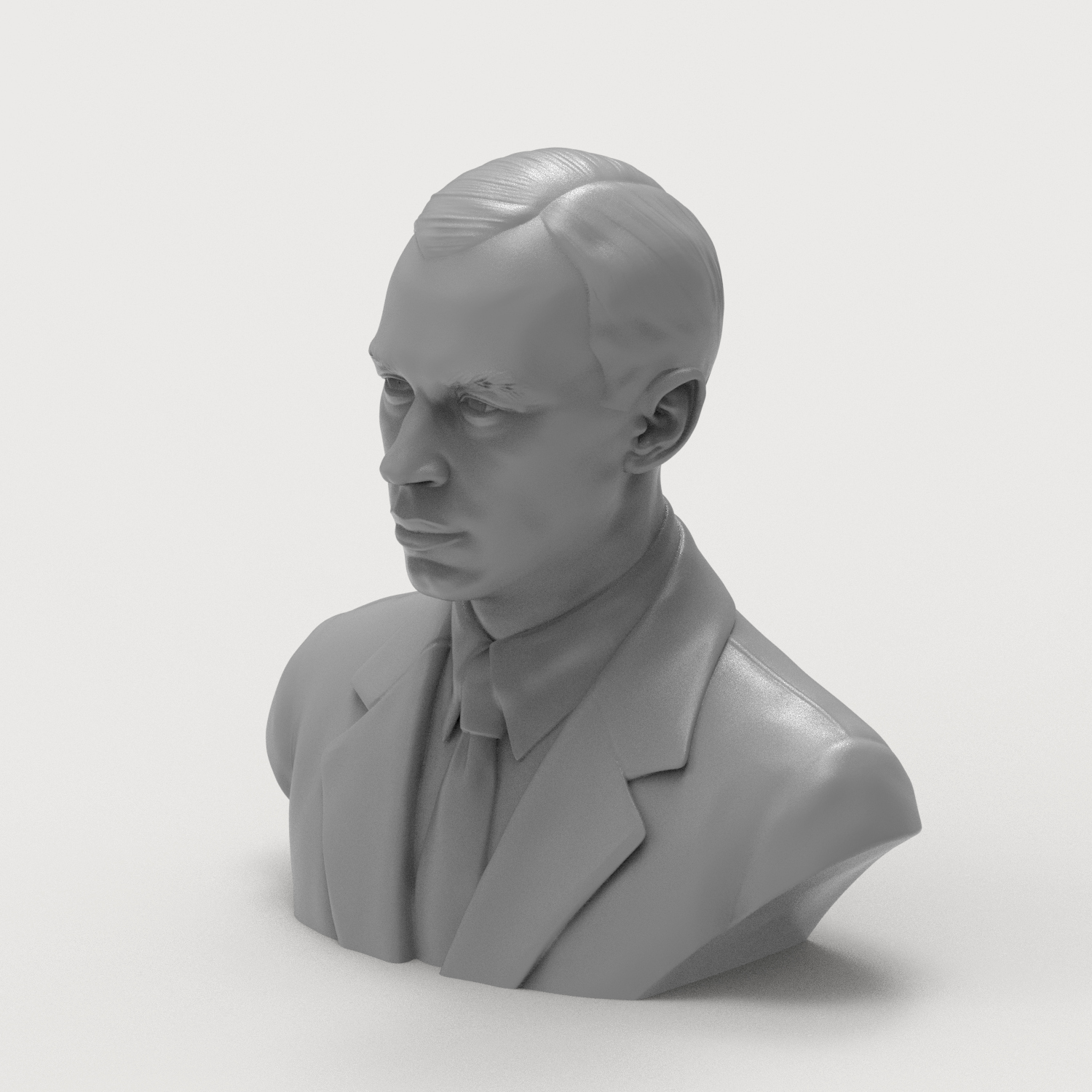 Sergei Prokofiev 3D Printable Bust 3D Model