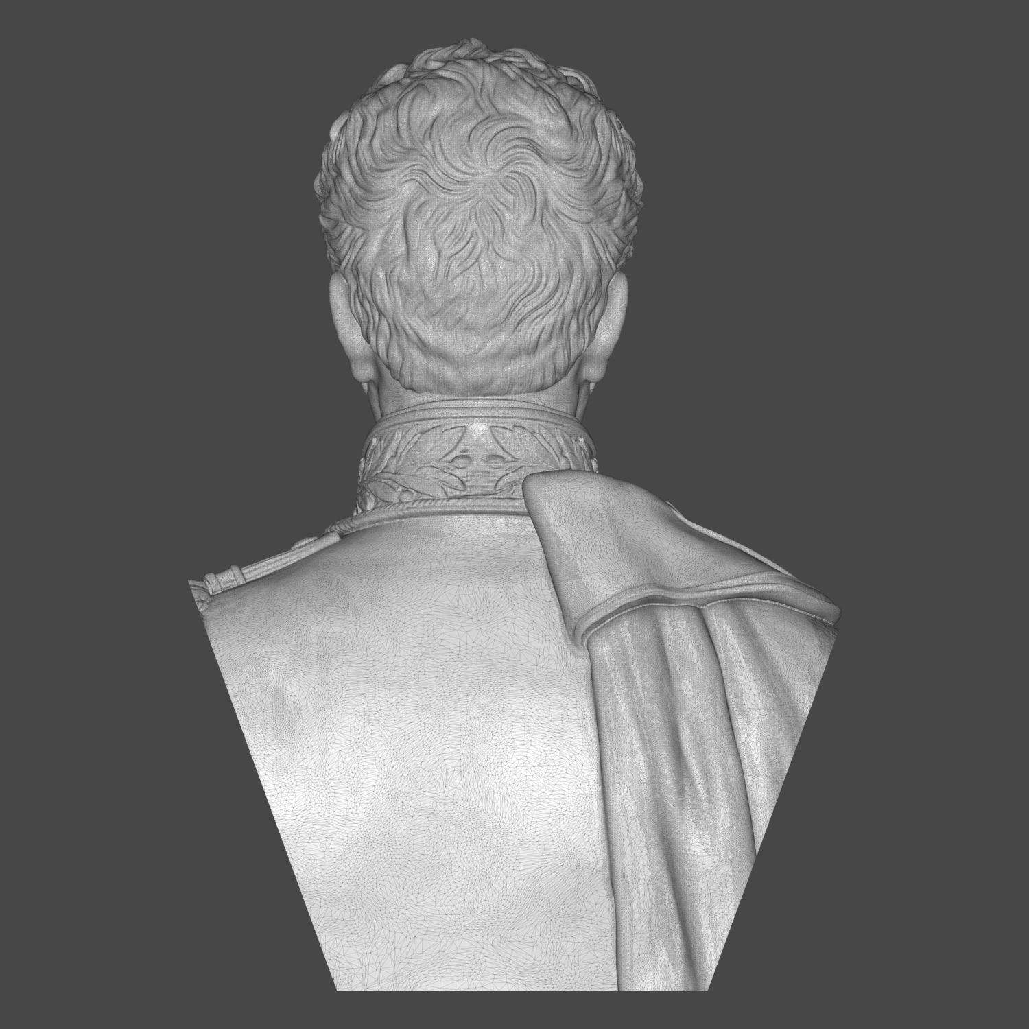 Sim&oacuten Bol&iacutevar 3D Printable Bust 3D Model