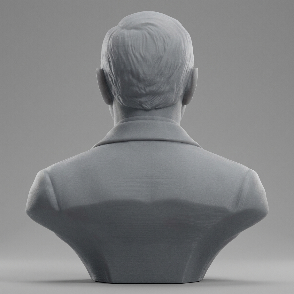 Sir Arthur Conan Doyle 3D Printable Bust 3D Model