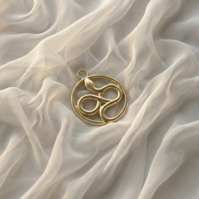 Snake "Minimalistic Animal Pendant"