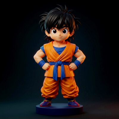 Son Goten Dragon Ball Z 3D Print Model