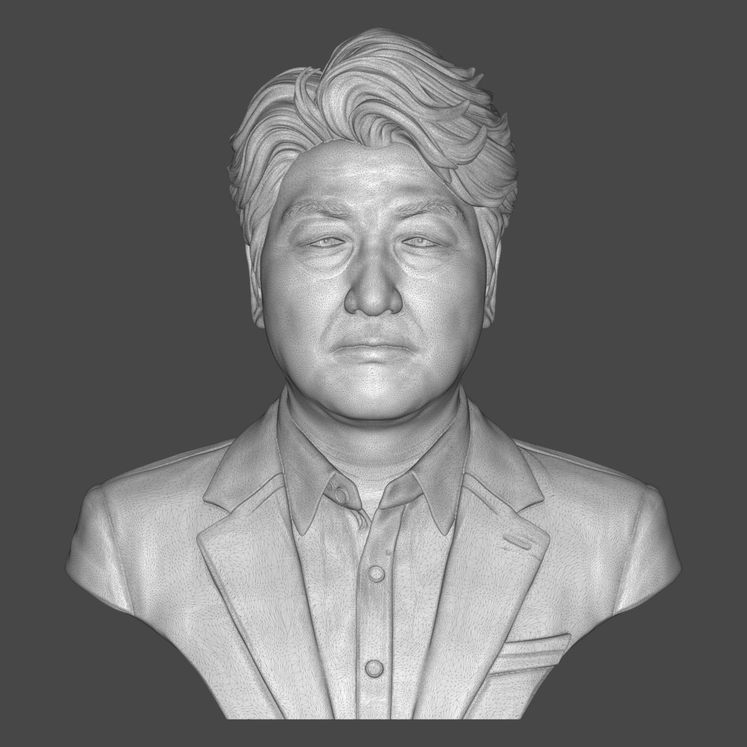 Song Kang Ho Bust 3D Printable Model 3D Model