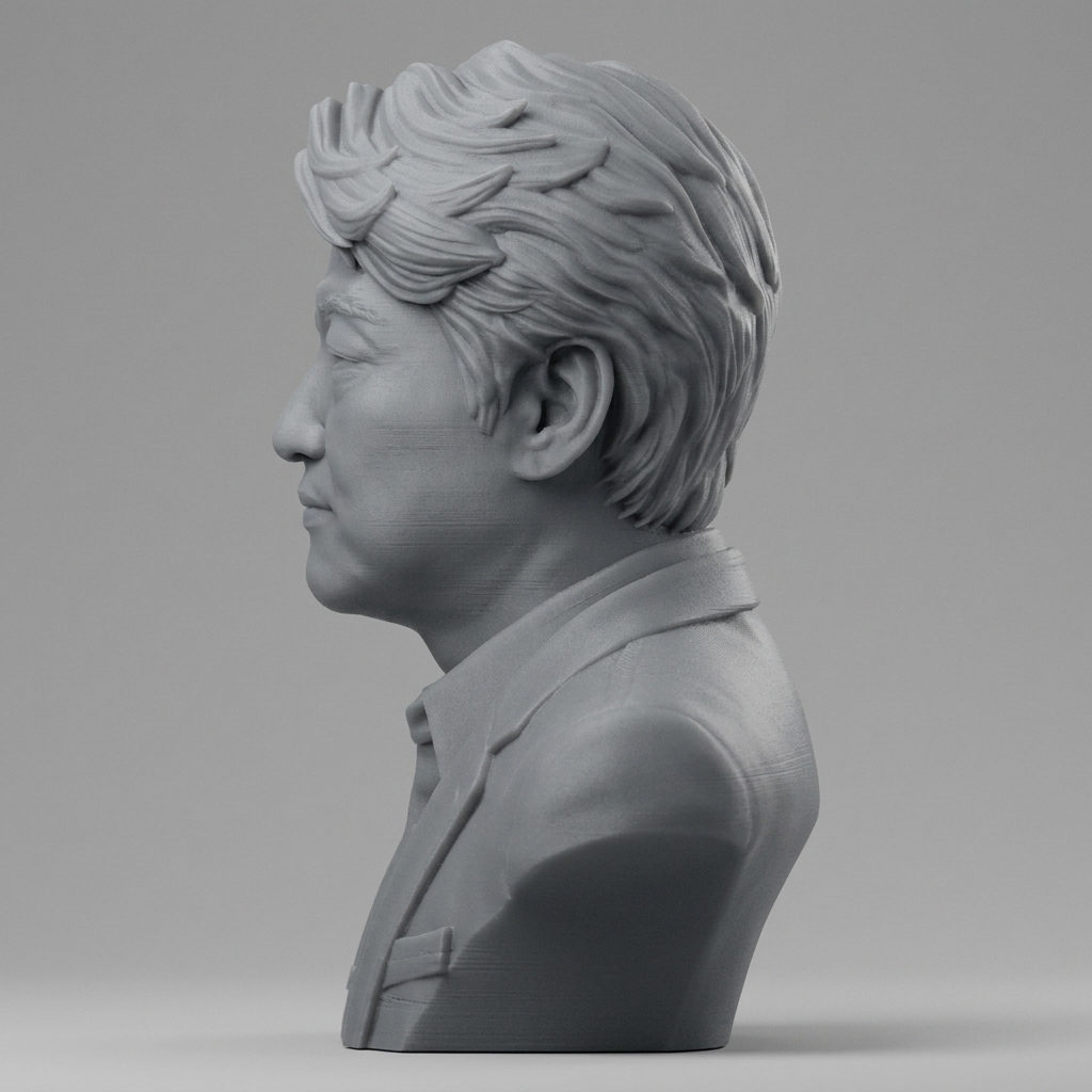 Song Kang Ho Bust 3D Printable Model 3D Model