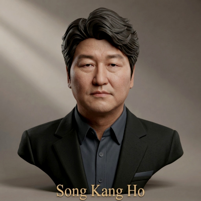 Song Kang Ho Bust 3D Printable Model
