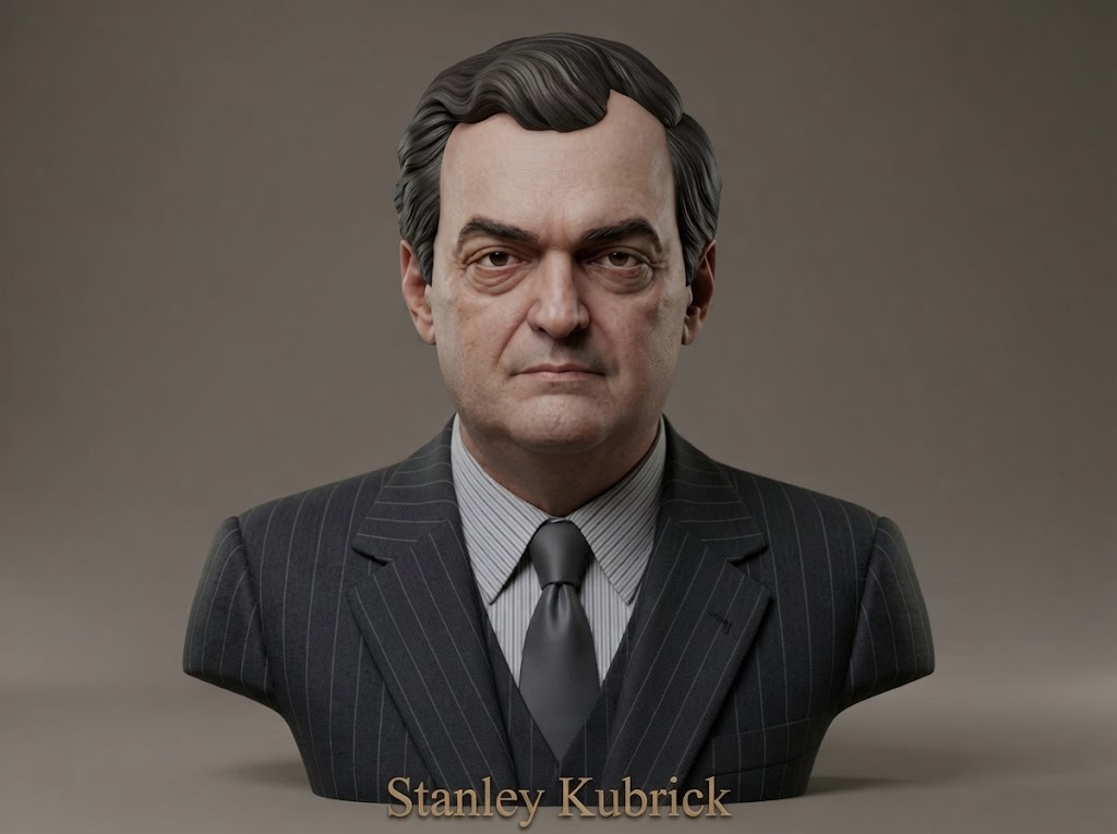Stanley Kubrick Bust 3D Printable 3D Model