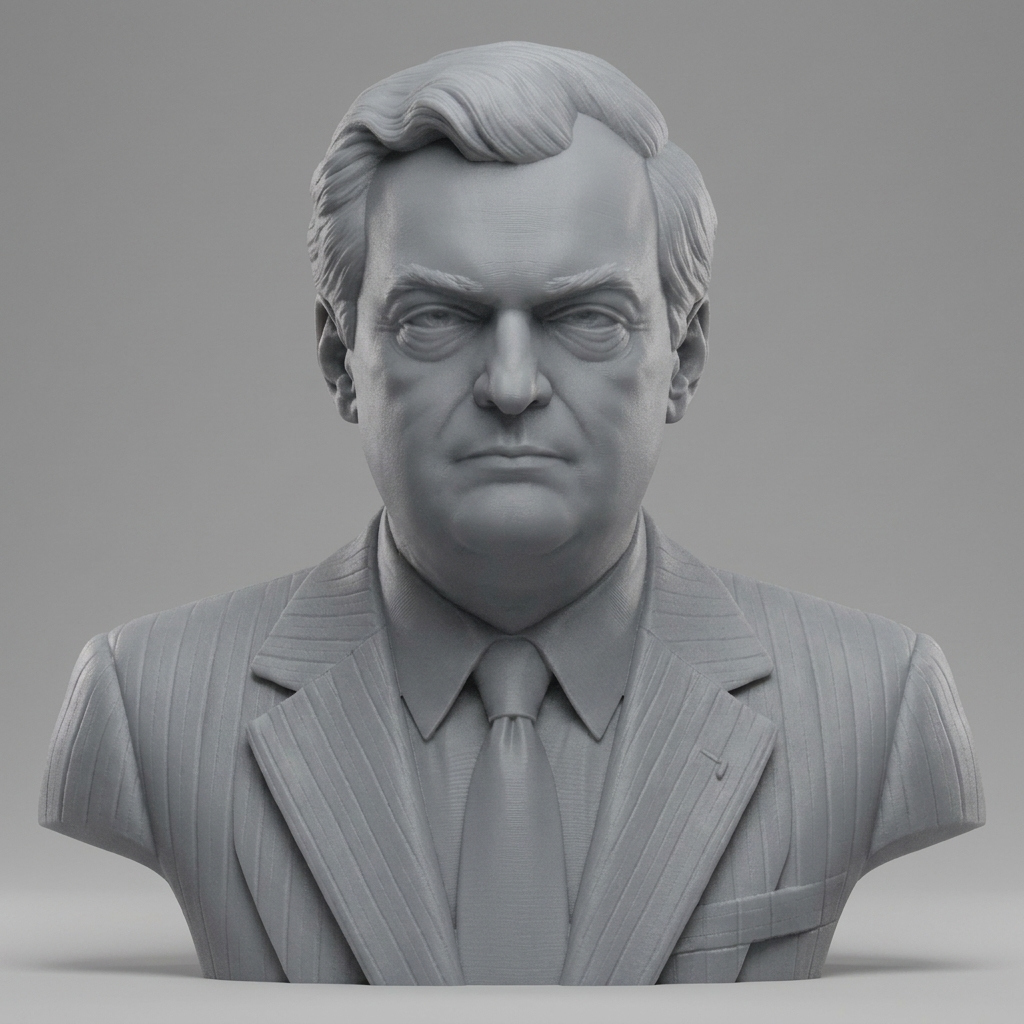 Stanley Kubrick Bust 3D Printable 3D Model