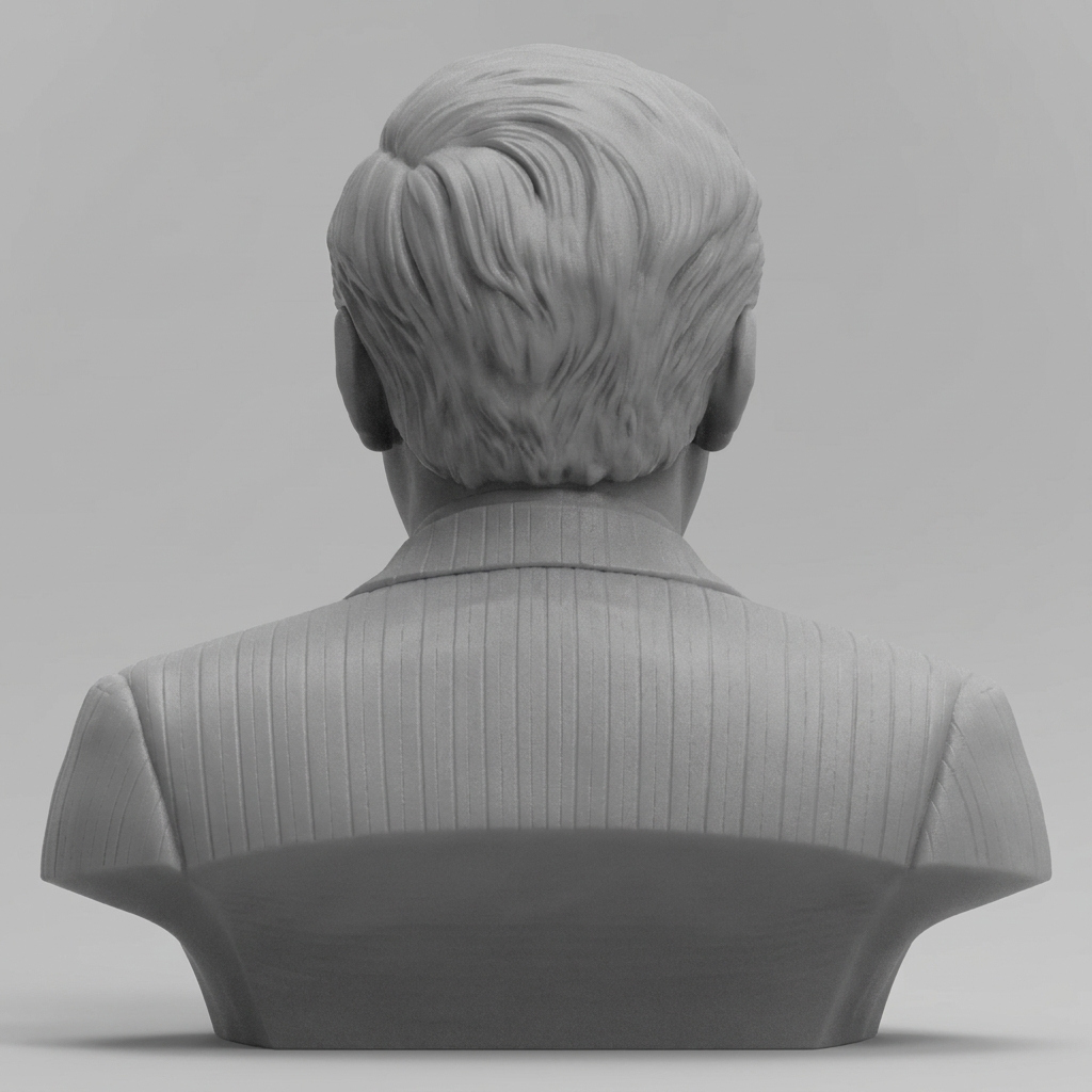 Stanley Kubrick Bust 3D Printable 3D Model