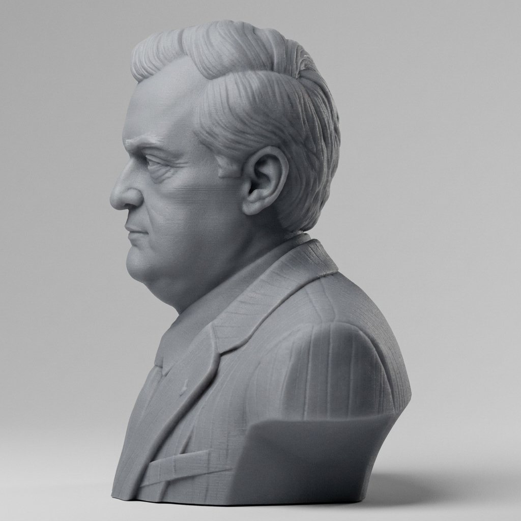 Stanley Kubrick Bust 3D Printable 3D Model