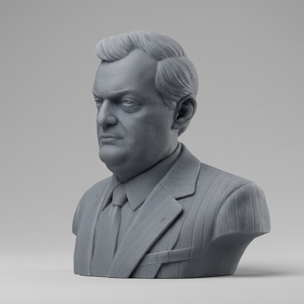 Stanley Kubrick Bust 3D Printable 3D Model