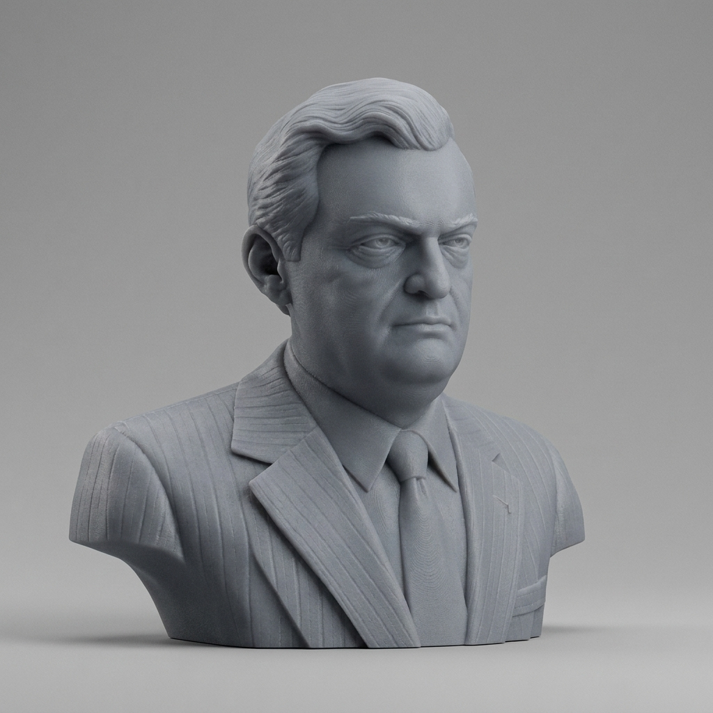 Stanley Kubrick Bust 3D Printable 3D Model