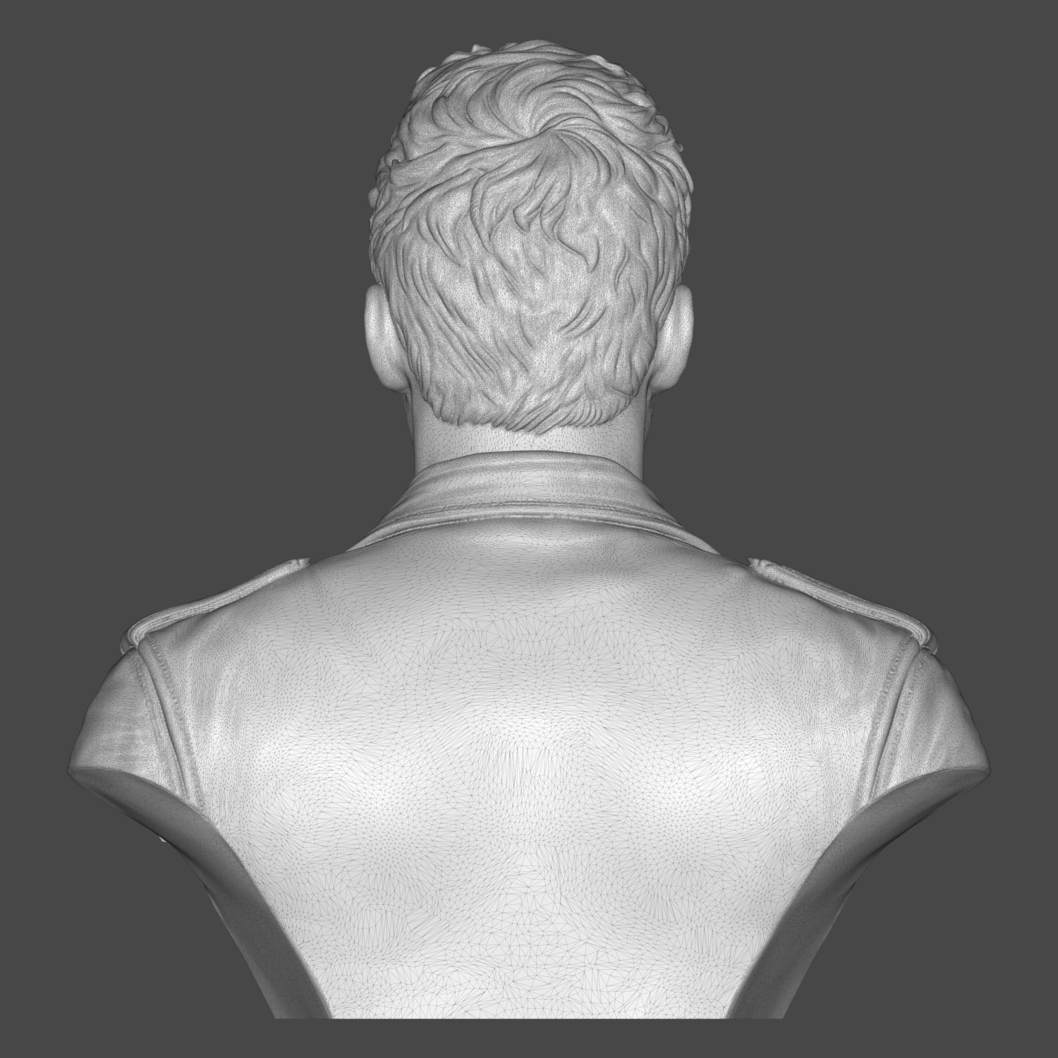 Star-Lord Peter Quill Chris Pratt 3D Printable Bust 3D Model