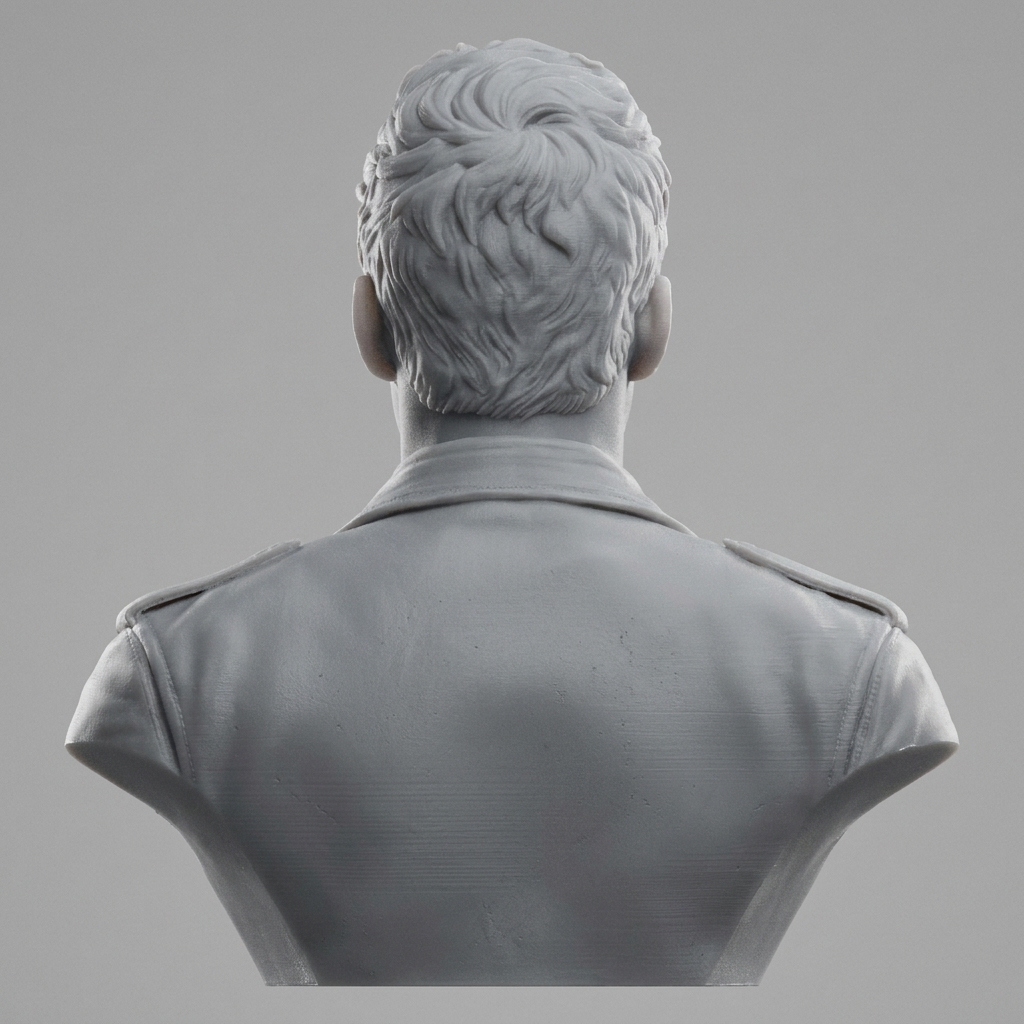 Star-Lord Peter Quill Chris Pratt 3D Printable Bust 3D Model