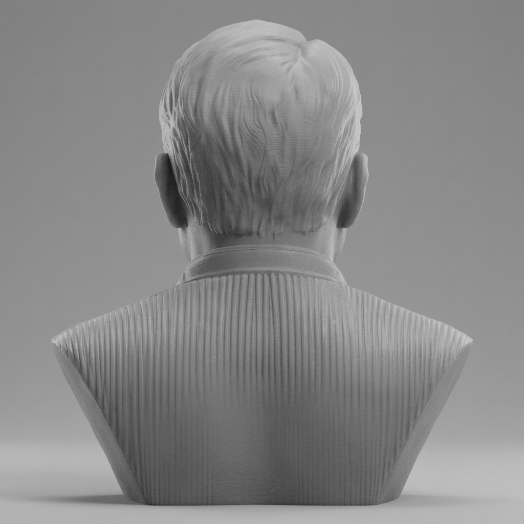 Stellan Skarsgård 3D Printable Bust 3D Model