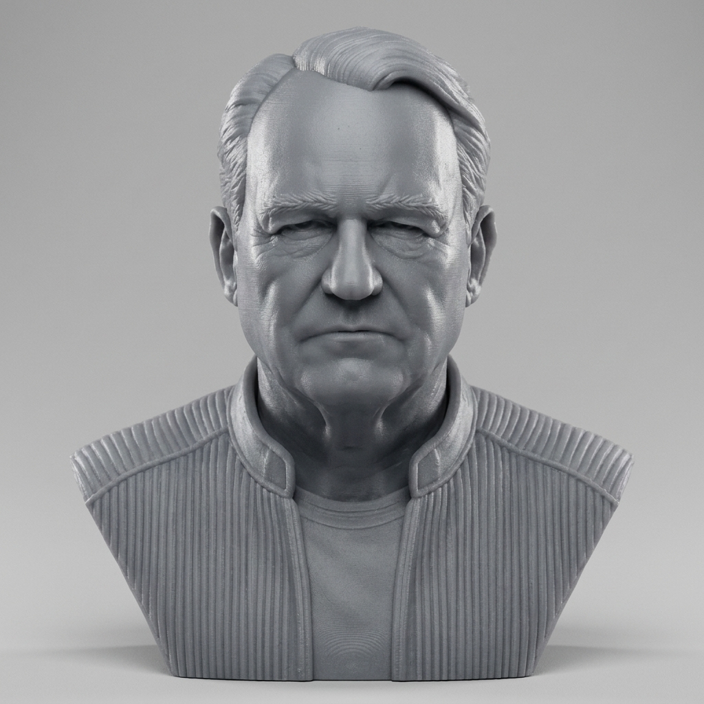 Stellan Skarsgård 3D Printable Bust 3D Model