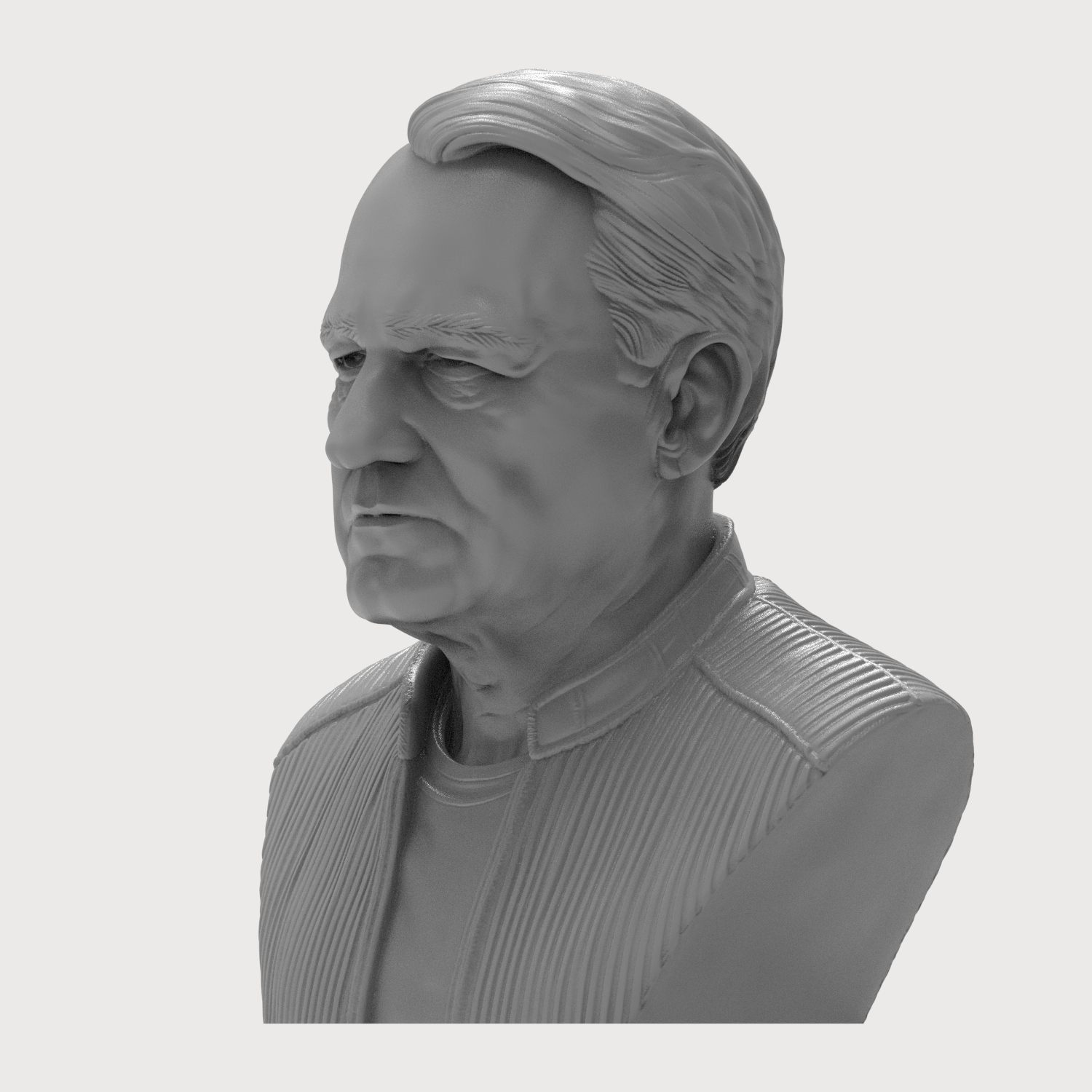 Stellan Skarsg&aringrd 3D Printable Bust 3D Model