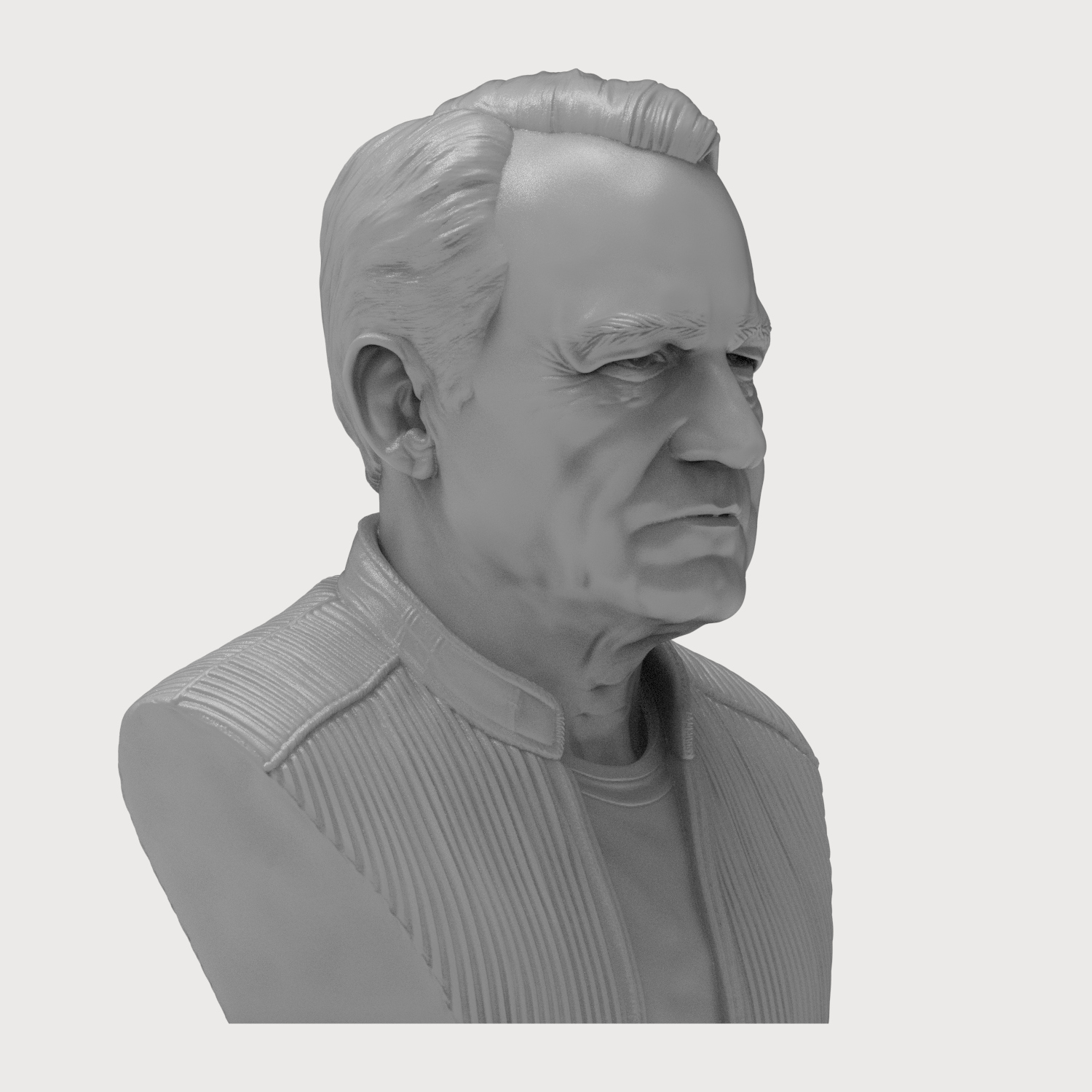 Stellan Skarsgård 3D Printable Bust 3D Model