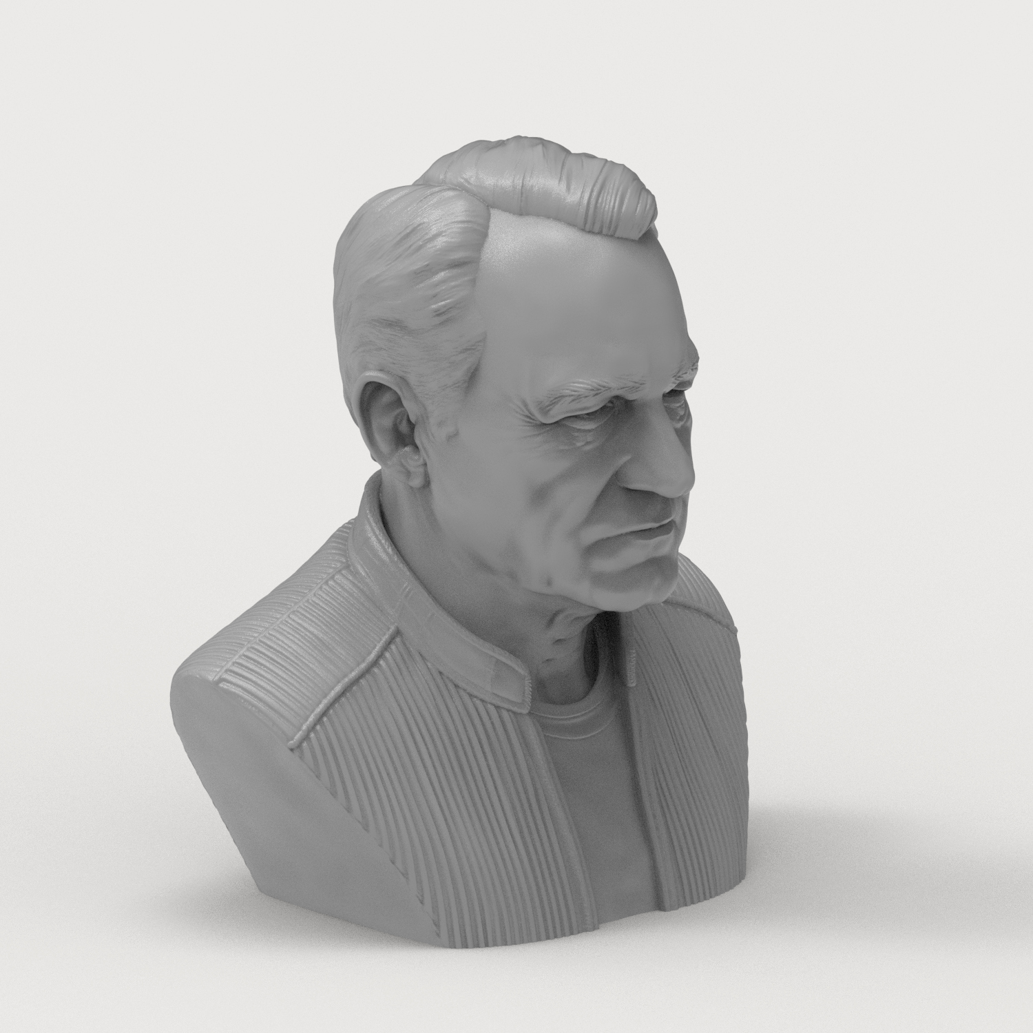 Stellan Skarsg&aringrd 3D Printable Bust 3D Model