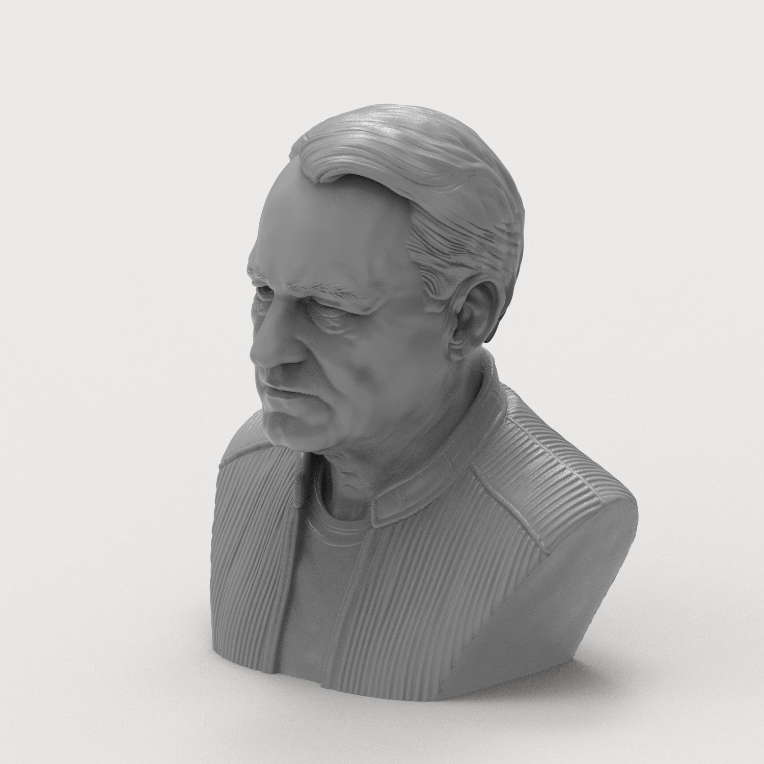 Stellan Skarsg&aringrd 3D Printable Bust 3D Model