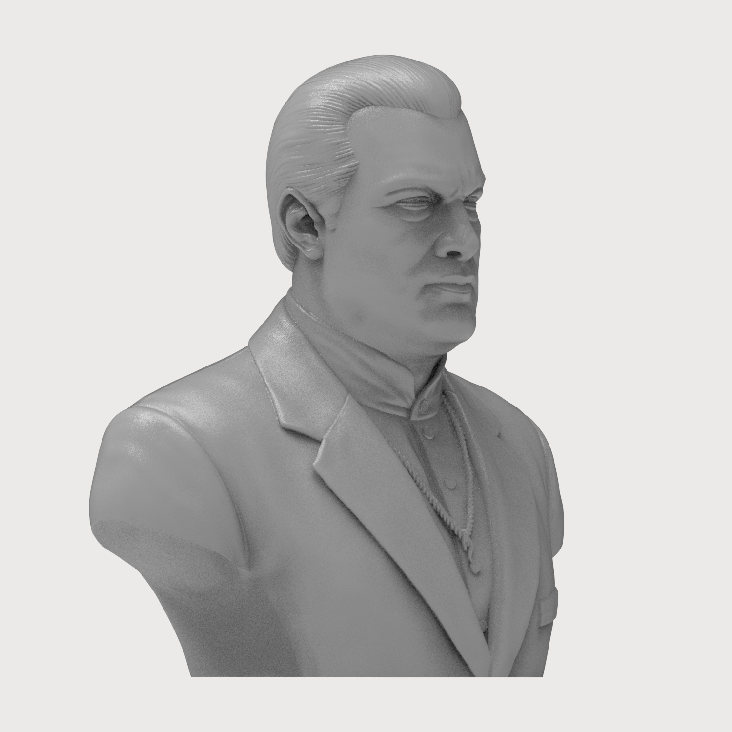 Steven Seagal Portrait Bust 3D Printable 3D Model