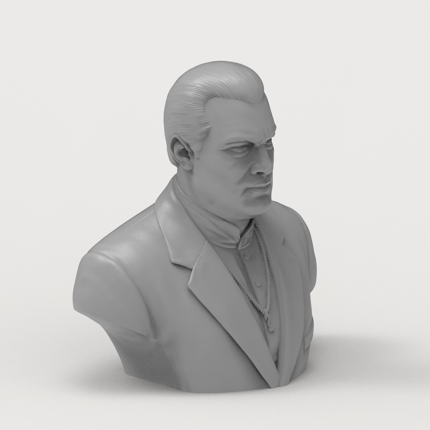 Steven Seagal Portrait Bust 3D Printable 3D Model