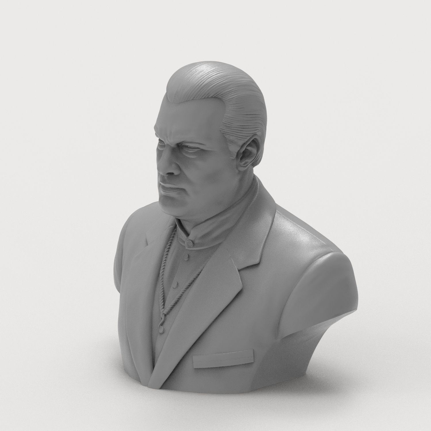 Steven Seagal Portrait Bust 3D Printable 3D Model