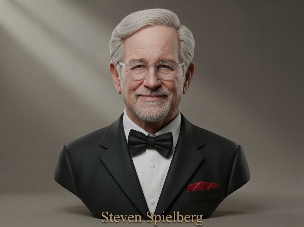 Steven Spielberg Bust 3D Printable 3D Model