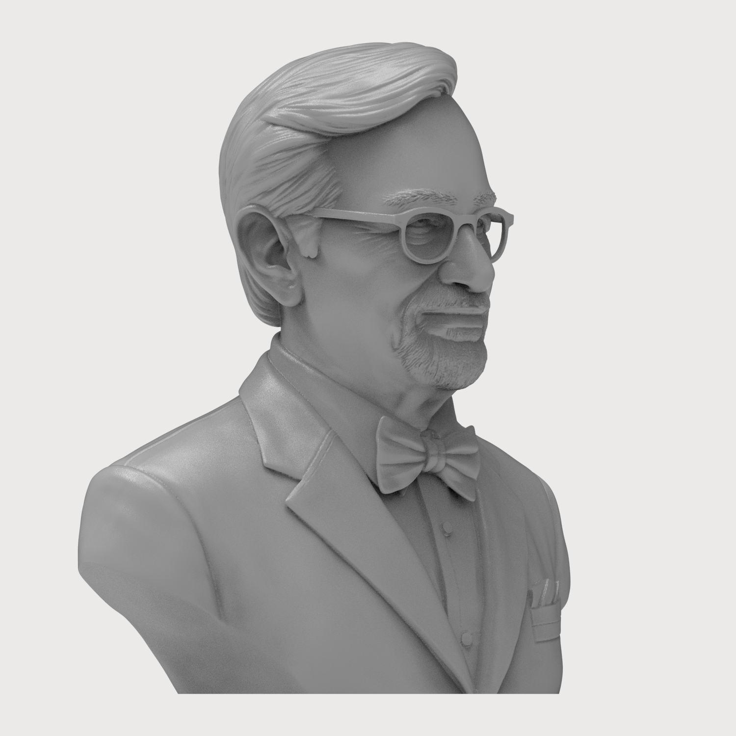 Steven Spielberg Bust 3D Printable 3D Model