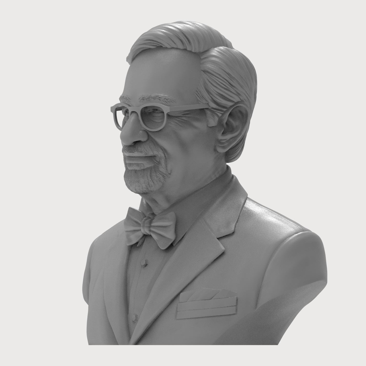 Steven Spielberg Bust 3D Printable 3D Model