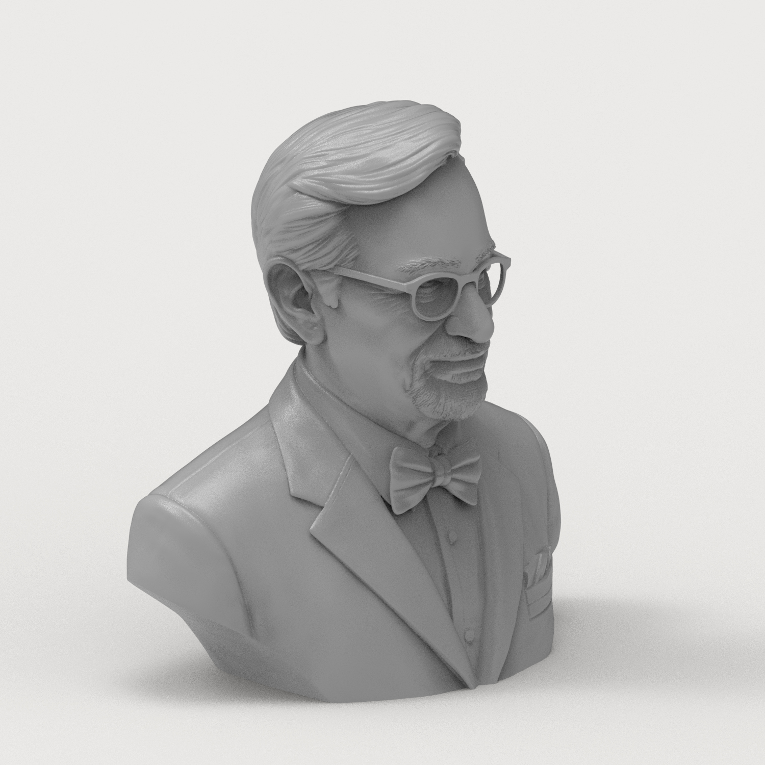 Steven Spielberg Bust 3D Printable 3D Model