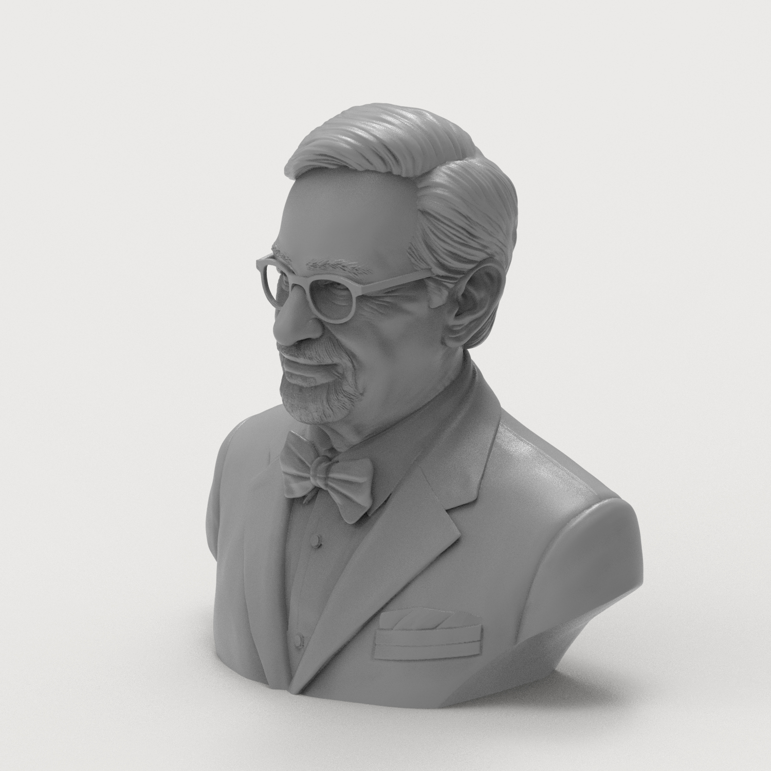 Steven Spielberg Bust 3D Printable 3D Model