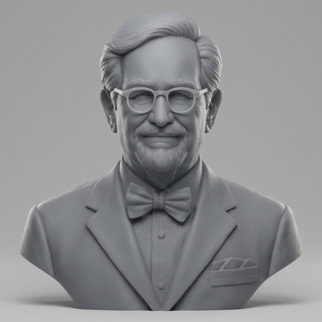 Steven Spielberg Bust 3D Printable 3D Model