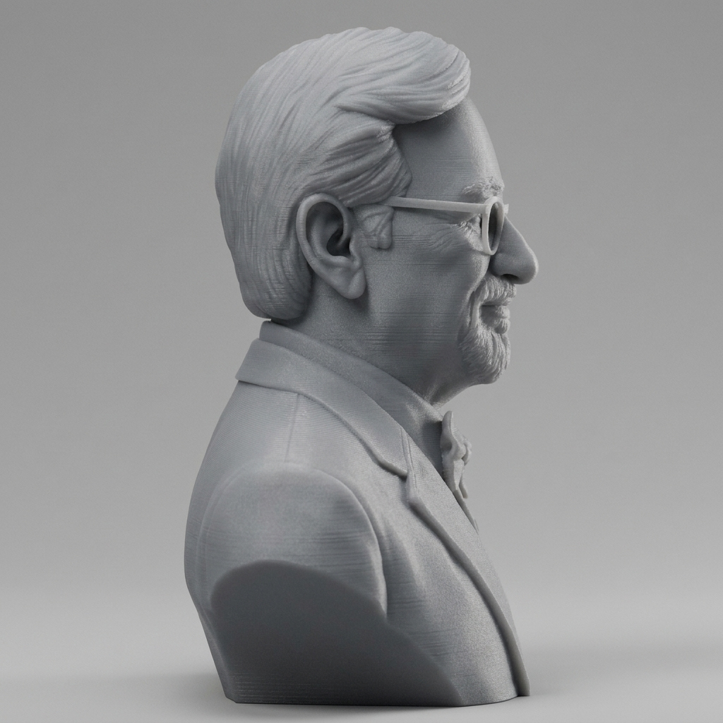 Steven Spielberg Bust 3D Printable 3D Model