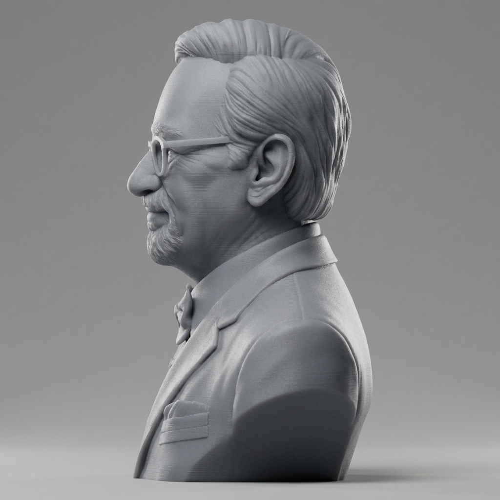 Steven Spielberg Bust 3D Printable 3D Model