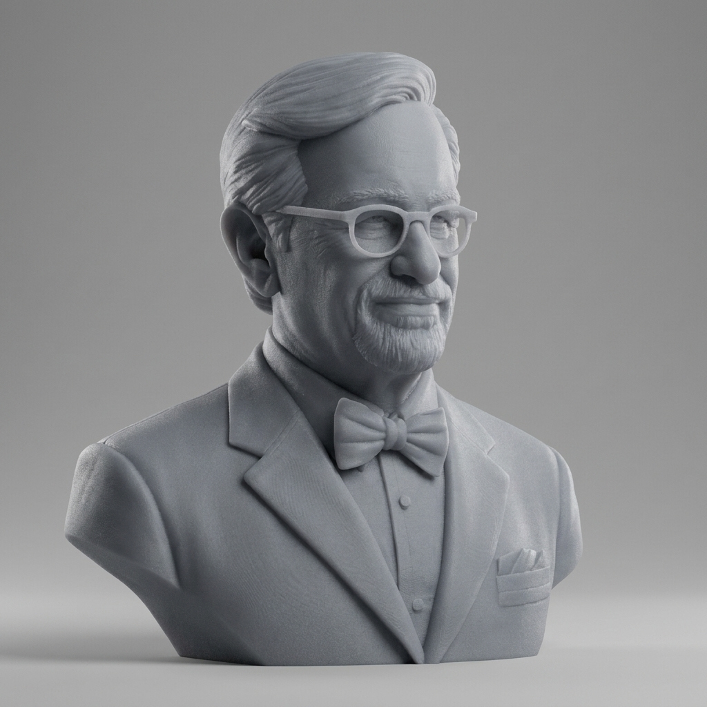 Steven Spielberg Bust 3D Printable 3D Model
