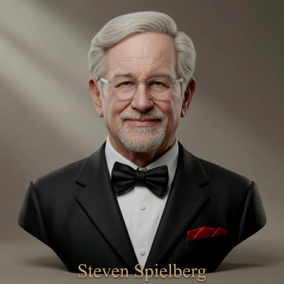 Steven Spielberg Bust 3D Printable
